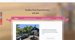 Desktop Screenshot of familiesfirstfunerals.com.au